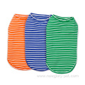 Cat striped T-shirt pet clothing